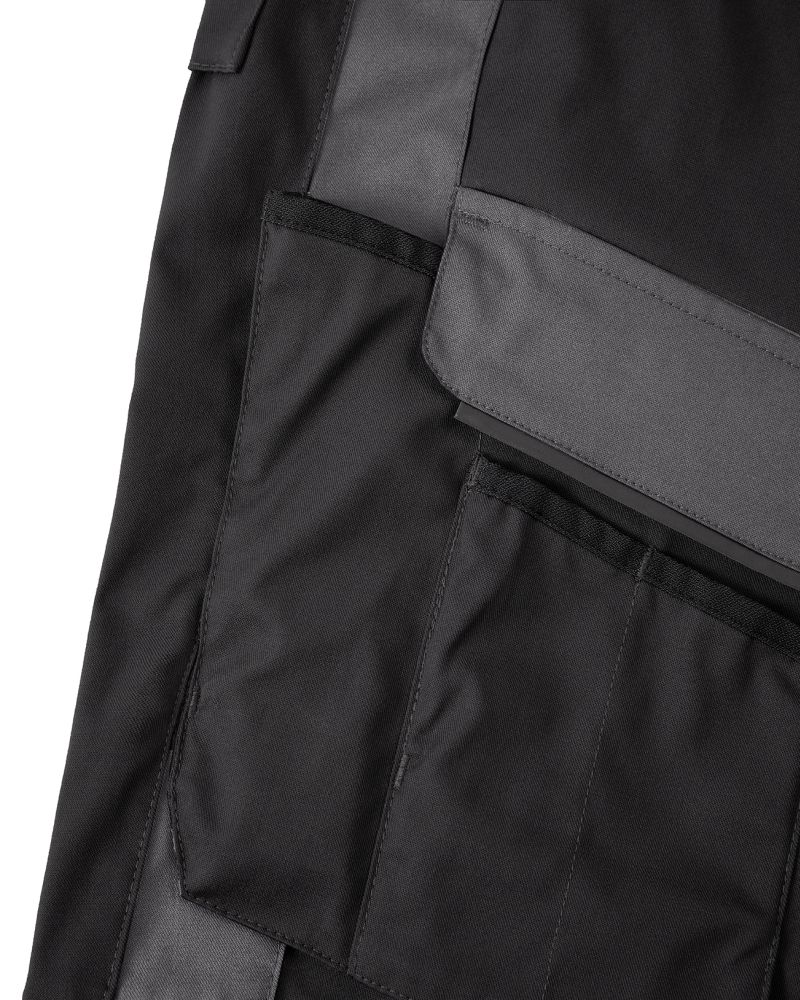 3058 4PROTECT® Workwear Hose, schwarz/grau