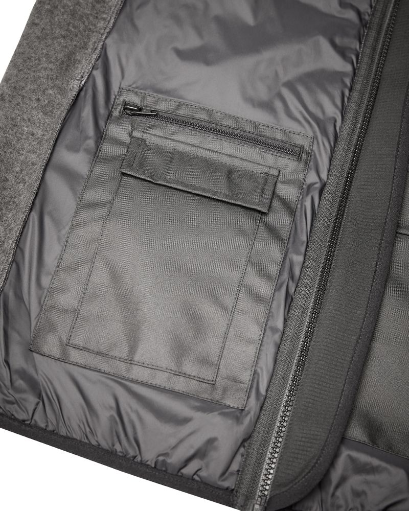 3318 4PROTECT® Hybrid-Jacke, schwarz/grau