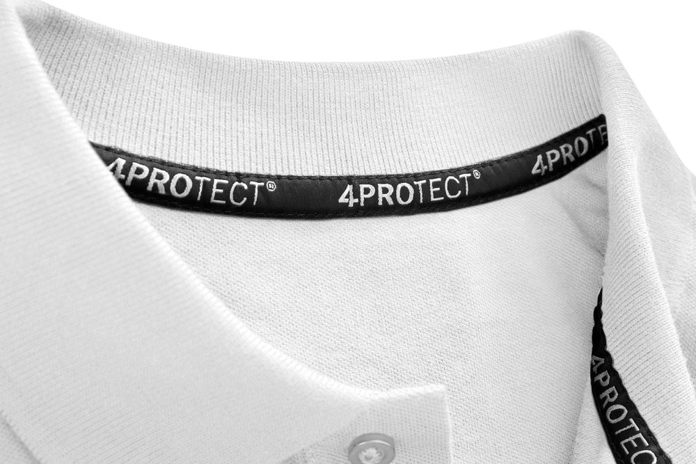 3924 4PROTECT® Polo-Shirt Herren, weiß