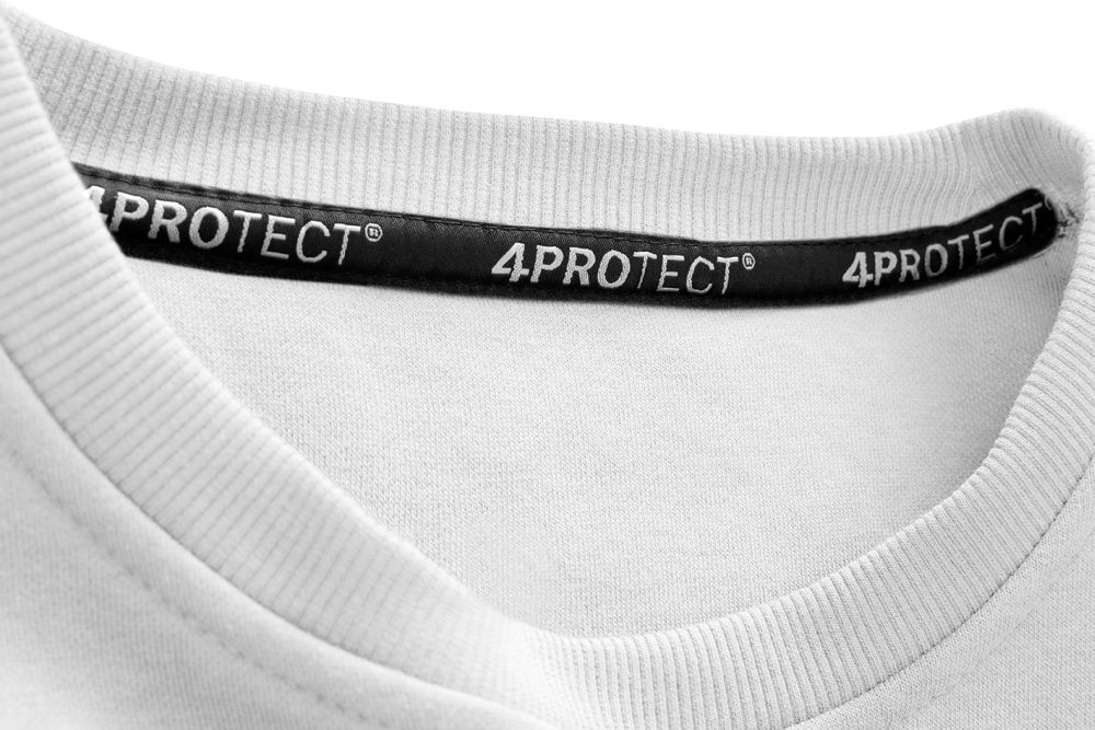 3944 4PROTECT® Sweatshirt, weiß