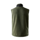 8006 Faserpelz-Weste | 3104 khaki green/black