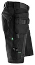 6904 Arbeitsshorts+ mit Holstertaschen | 0404 black/black