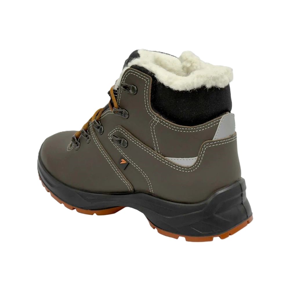 111 Styler mit Fell braun S3 | Sicherheitsstiefel