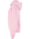 BY445 Ladies Loose Fit Zip Hoody | Soft Pink
