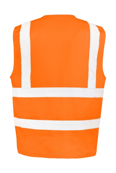 208.33 Heavy Duty Polycotton Security Vest | fluorescent orange