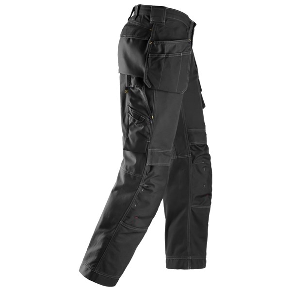 3215 Handwerkerhose mit Holstertaschen, Baumwollkomfort | 0404 black/black