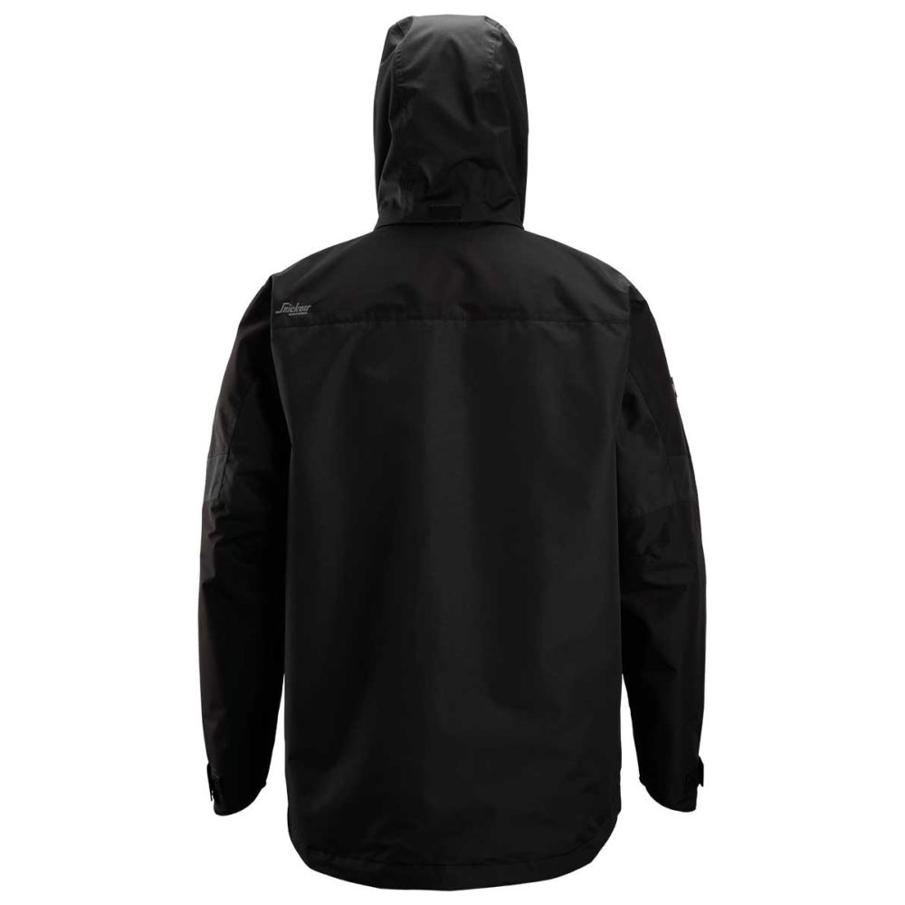1304 AllroundWork, wasserdichte Softshell-Arbeitsjacke, Detailansicht 1 in der Farbe 0404 black/black