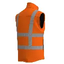BWRWS100 Warnschutz Softshell Bodywarmer Detail 3