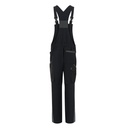 AMS9208 4-Wege-Latzhose Stretch, Detailansicht 1 in der Farbe schwarz/grau