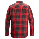 8522  AllroundWork, Isoliertes Hemd, Detailansicht 1 in der Farbe 1604 chili red/black