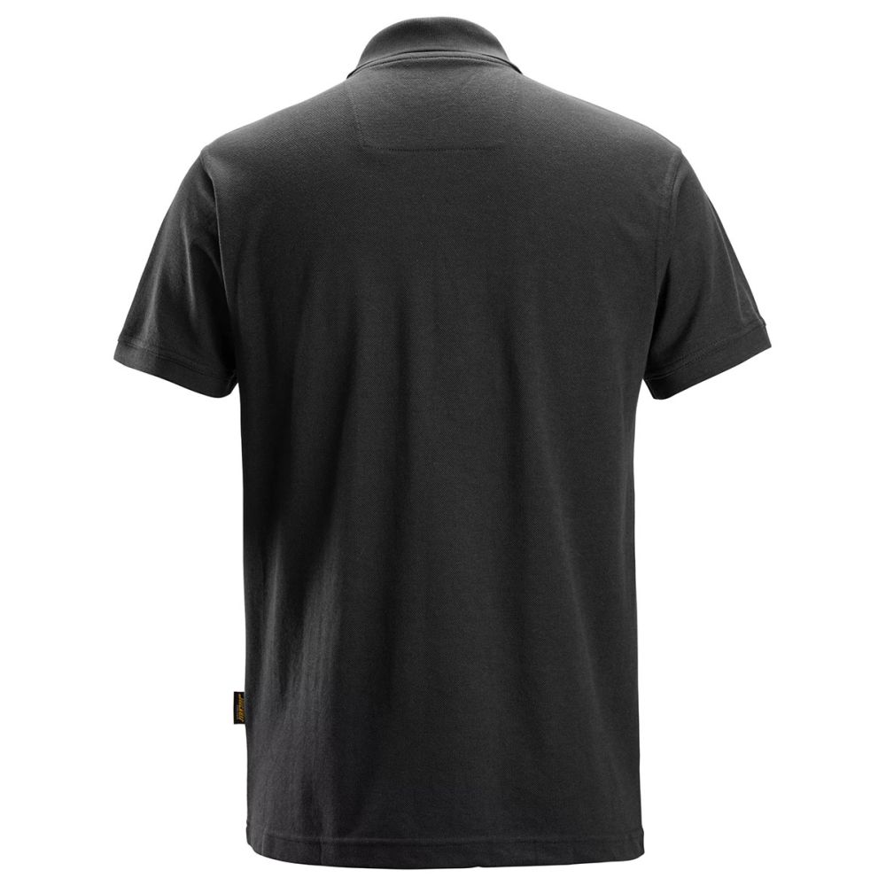 2718  Klassisches Kurzarm-Polohemd, Detailansicht 1 in der Farbe 0400 black