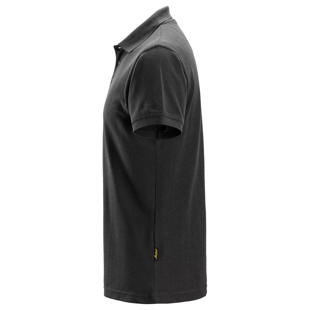 2718  Klassisches Kurzarm-Polohemd, Detailansicht 3 in der Farbe 0400 black