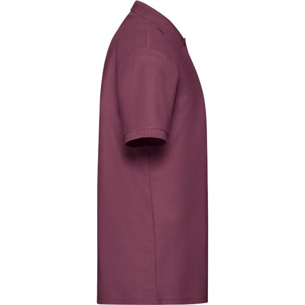 16340237001 16.3402 | F.O.L. 65/35 Pique Polo (539.01), Detailansicht 2 in der Farbe burgundy