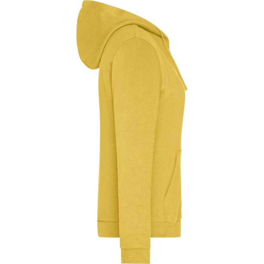 02075520000 02.0755 | Daiber JN755 Damen Kapuzen Sweatjacke (CV3739), Detailansicht 2 in der Farbe yellow