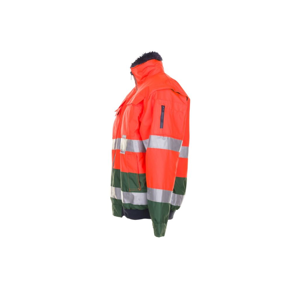 2048 Warnwetterschutz Comfortjacke zweifarbig Detail 2