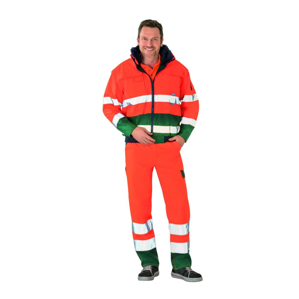 2048 Warnwetterschutz Comfortjacke zweifarbig Detail 4