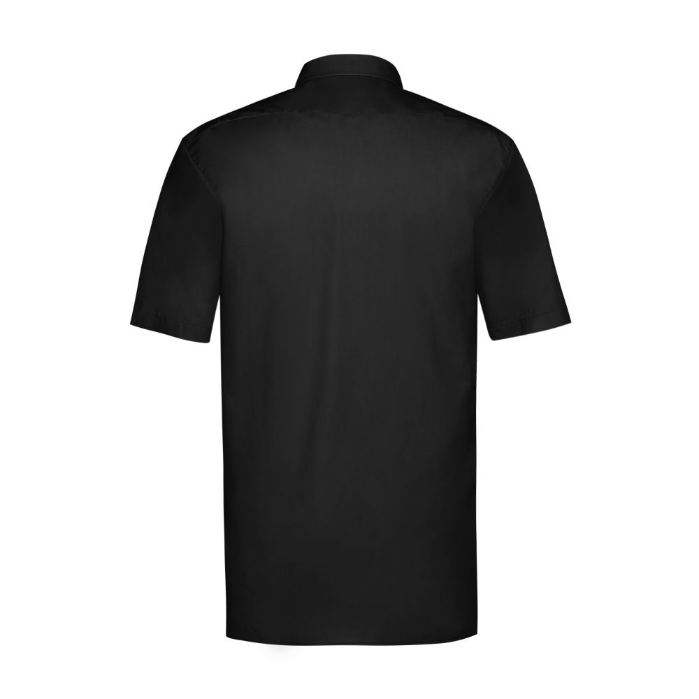 6666.1120 Herren-Hemd 1/2 RF Basic, Detailansicht 1 in der Farbe 010 schwarz