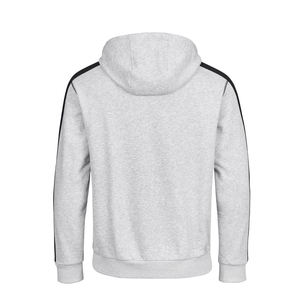 3979 4PROTECT® Hoodie, melange/schwarz Detail 4