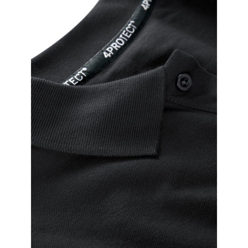 3928 4PROTECT® Polo-Shirt Herren, schwarz Detail 1