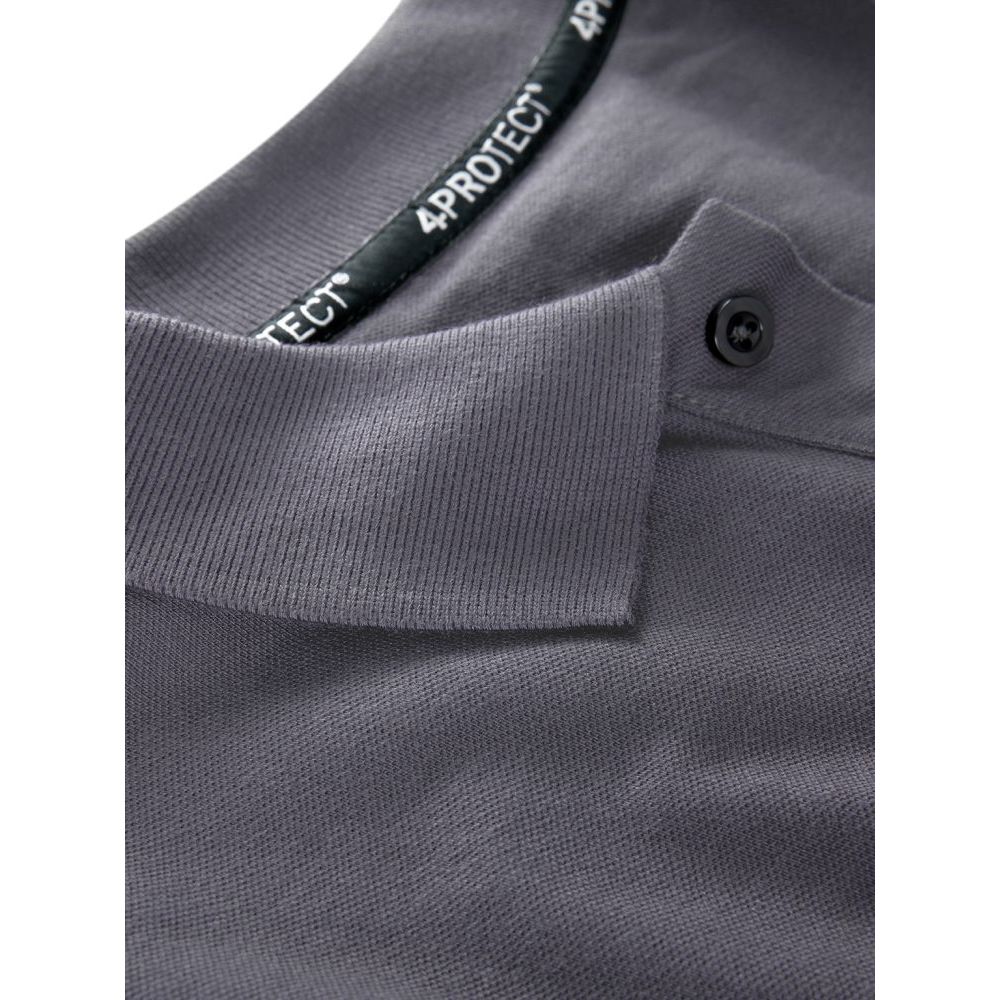 3927 4PROTECT® Polo-Shirt Herren, grau Detail 3