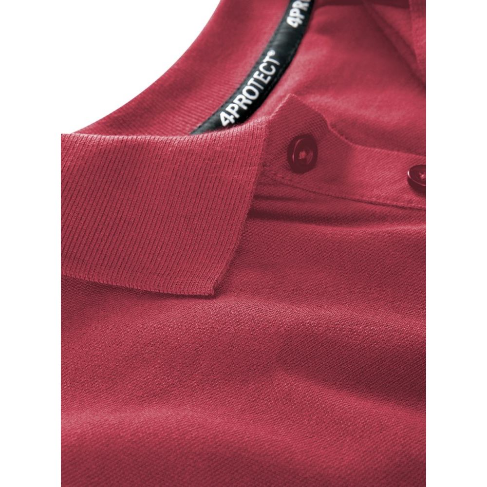3933 4PROTECT® Polo-Shirt Damen, rot Detail 3