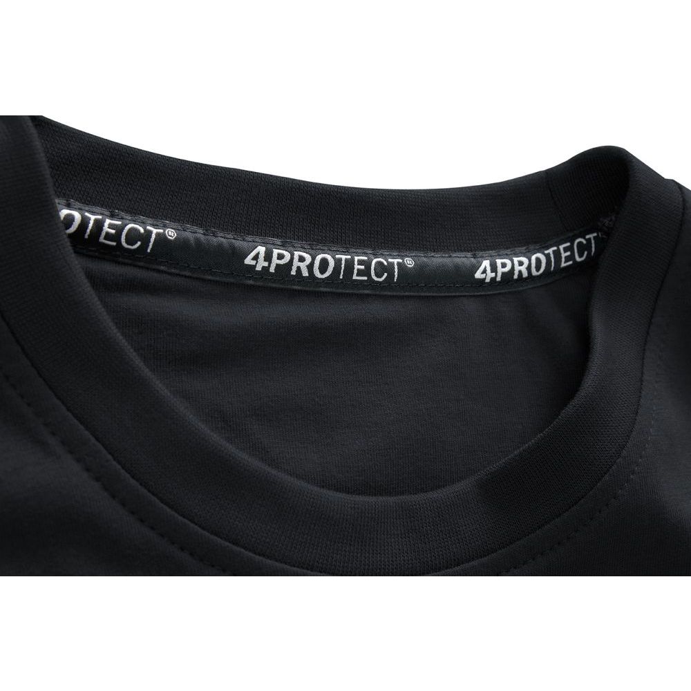 3918 4PROTECT® T-Shirt Damen, schwarz Detail 2