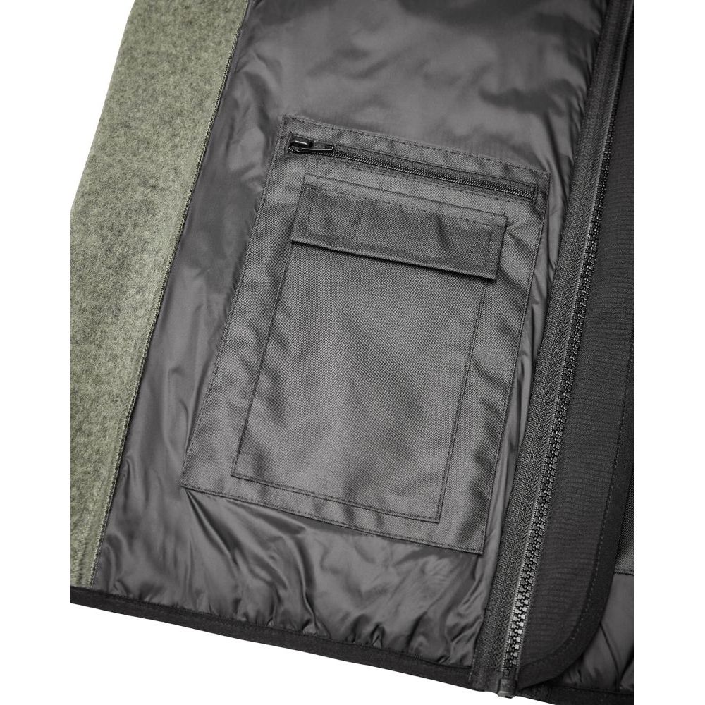 3316 4PROTECT® Hybrid-Jacke, schwarz/olive Detail 2