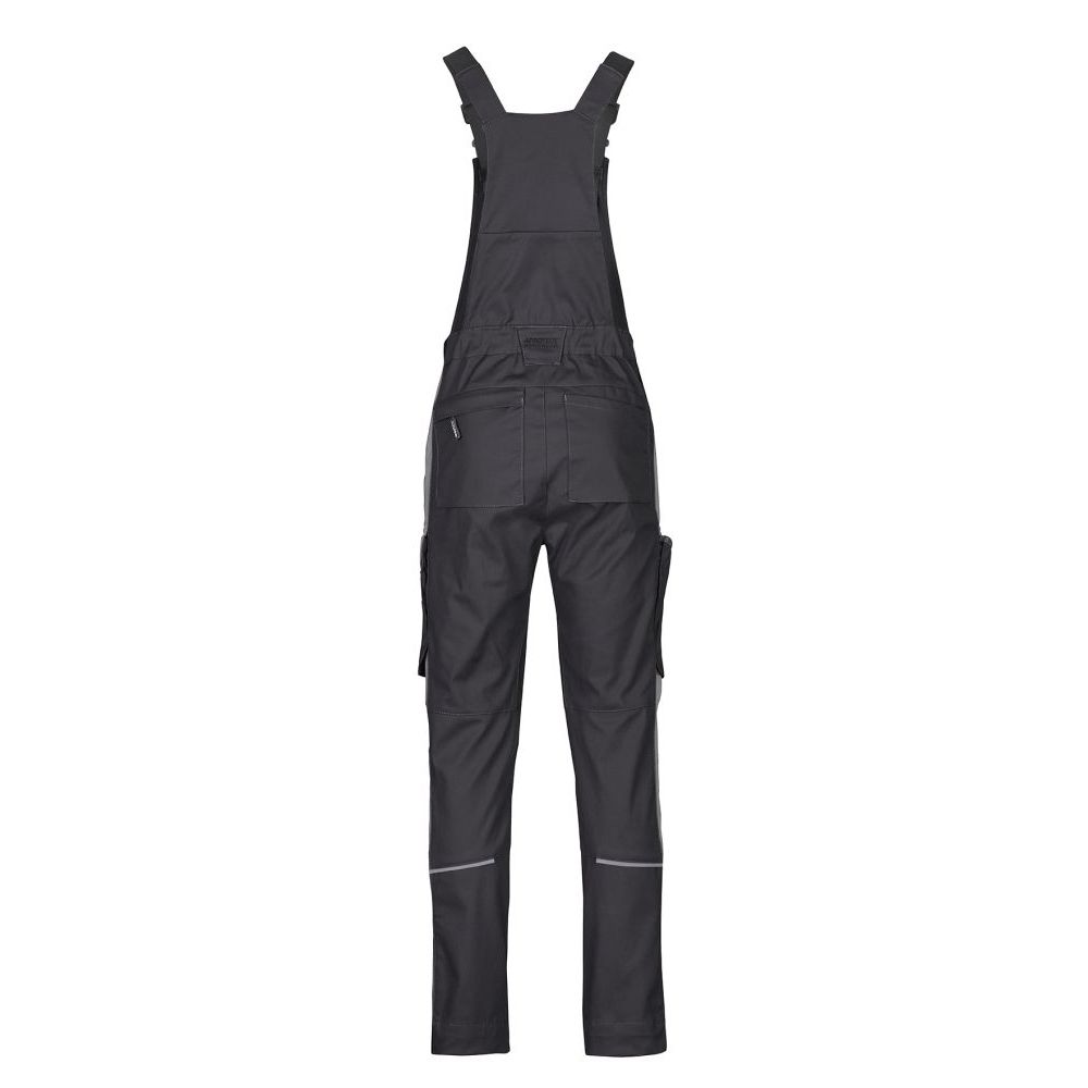 3038 4PROTECT® Workwear Latzhose, schwarz/grau Detail 1