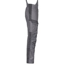 3037 4PROTECT® Workwear Latzhose, grau/schwarz Detail 2