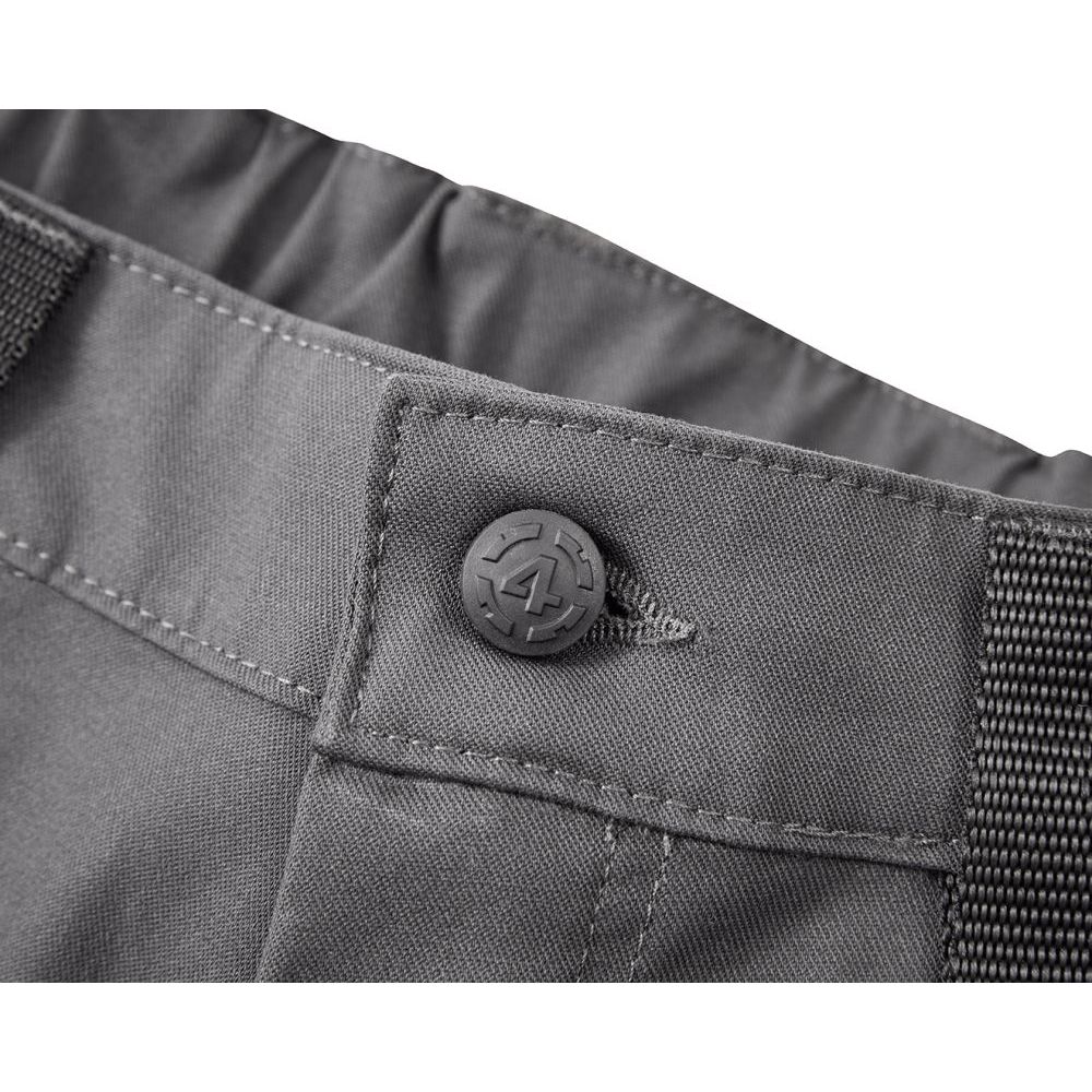 3057 4PROTECT® Workwear Hose, grau/schwarz Detail 5