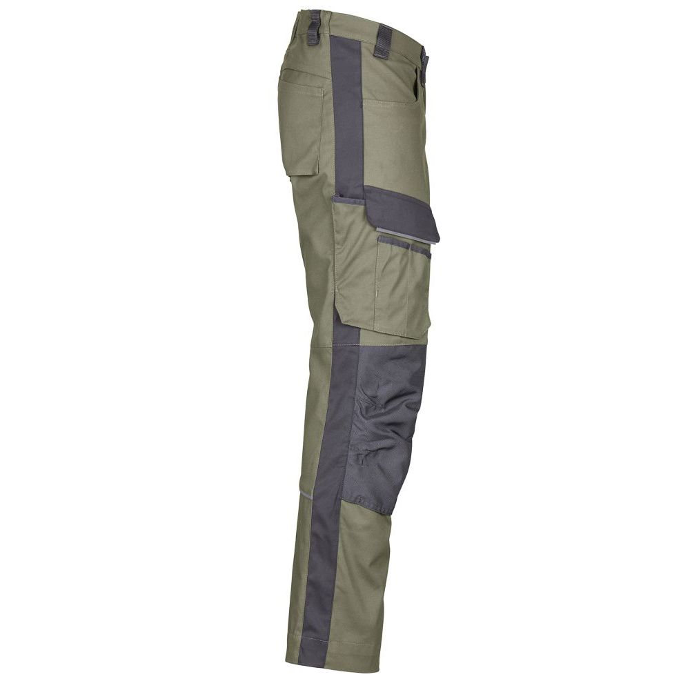 3050 4PROTECT® Workwear Hose, olive/schwarz Detail 2
