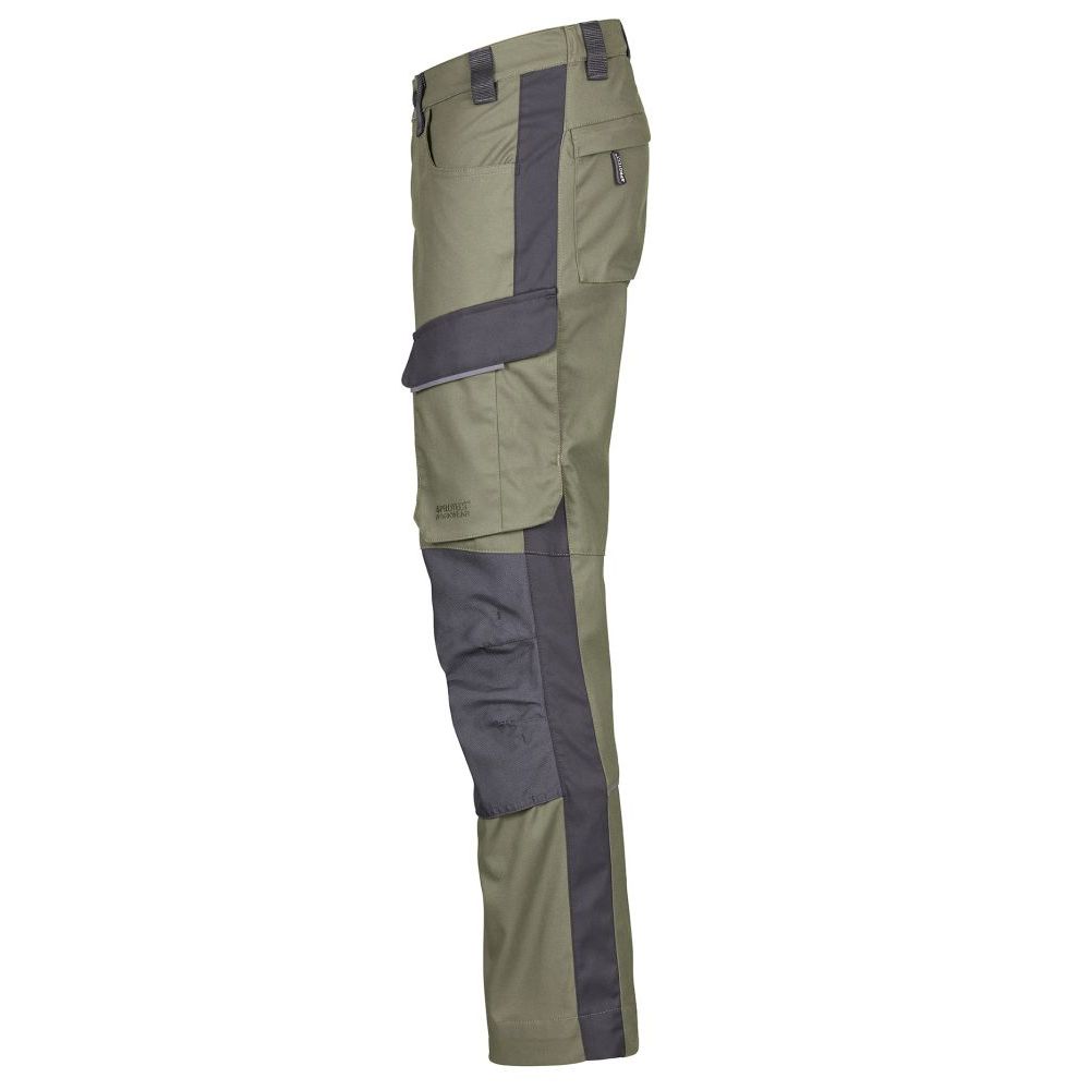 3050 4PROTECT® Workwear Hose, olive/schwarz Detail 3