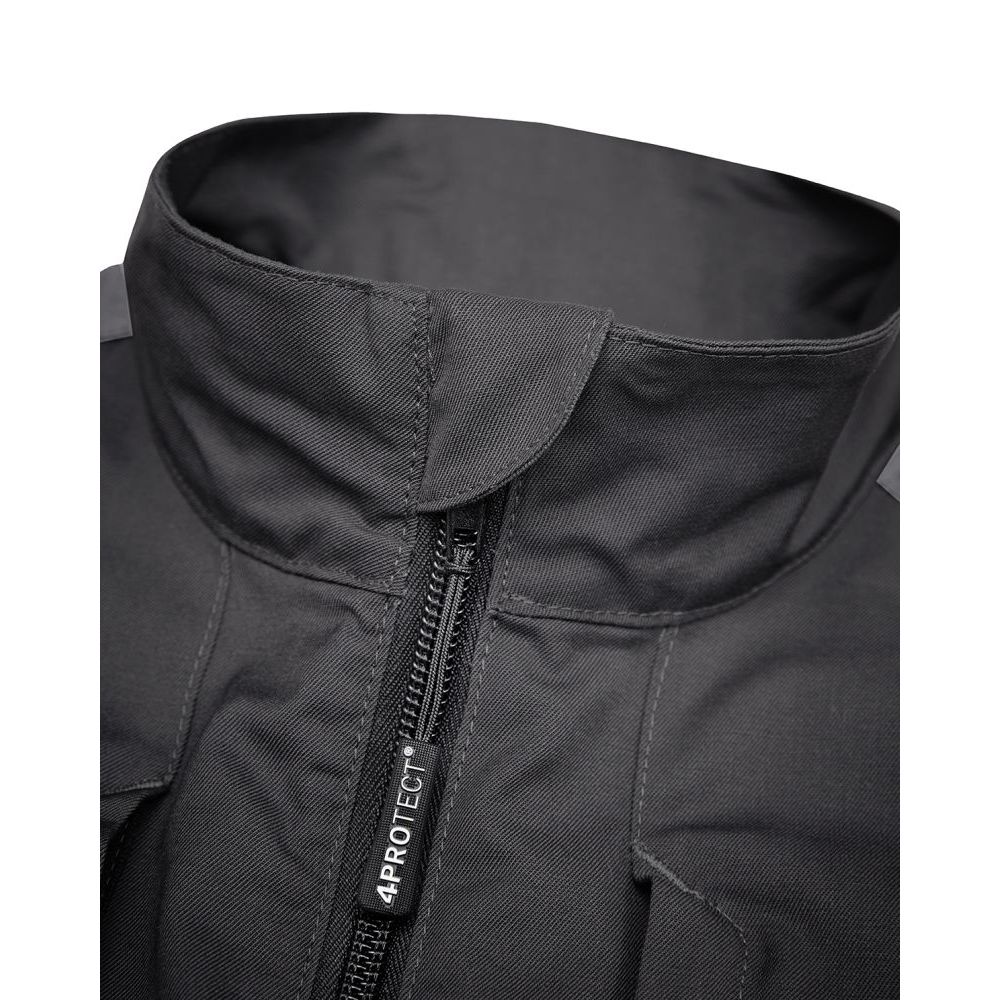 3018 4PROTECT® Workwear Bundjacke, schwarz/grau Detail 2