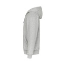 6012 Hoodie | ökologisch | Reißverschluss, Detailansicht 2 in der Farbe altgrau meliert