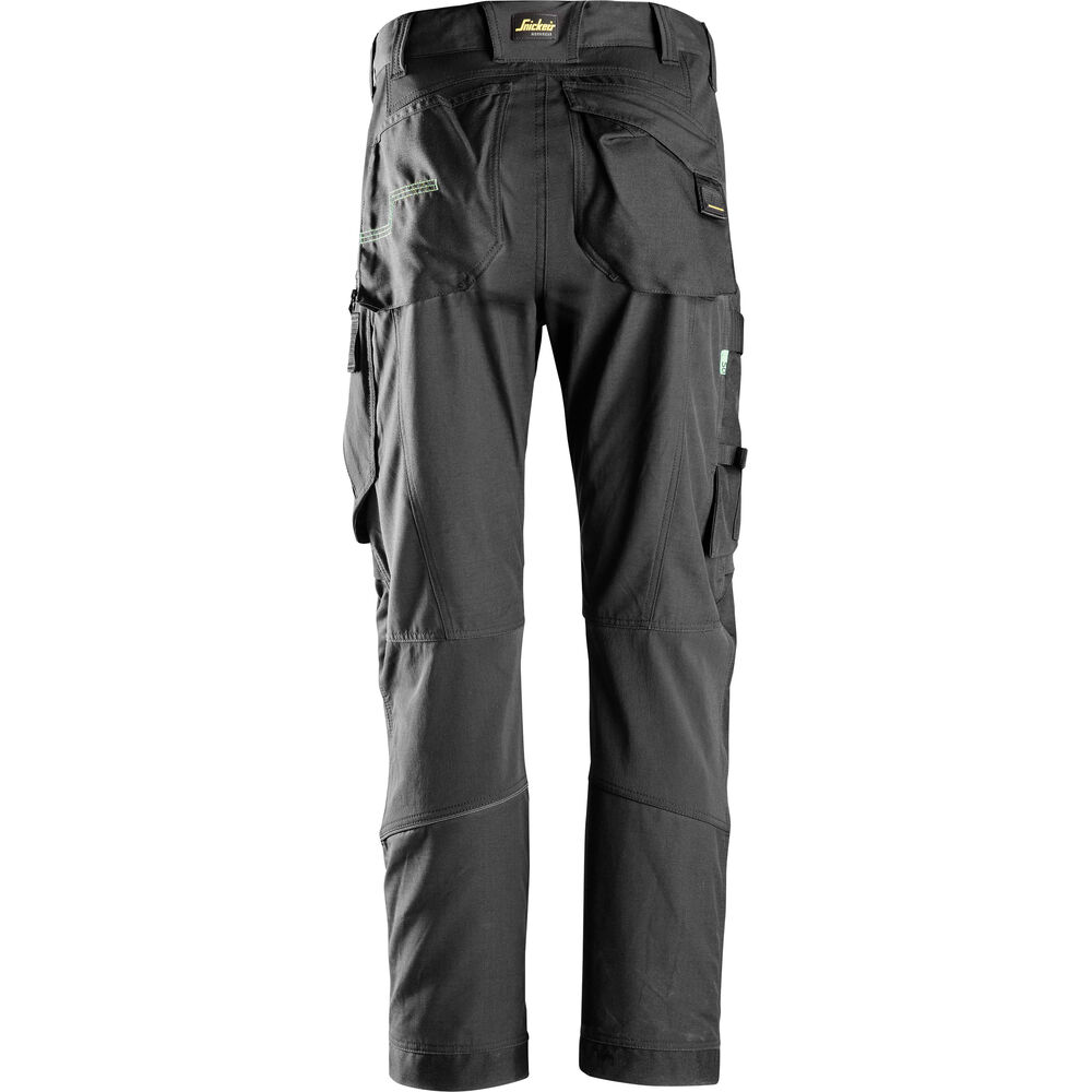 SNICKERS FlexiWork Arbeitshose+ | 6903, Detailansicht 1 in der Farbe 0404 black/black