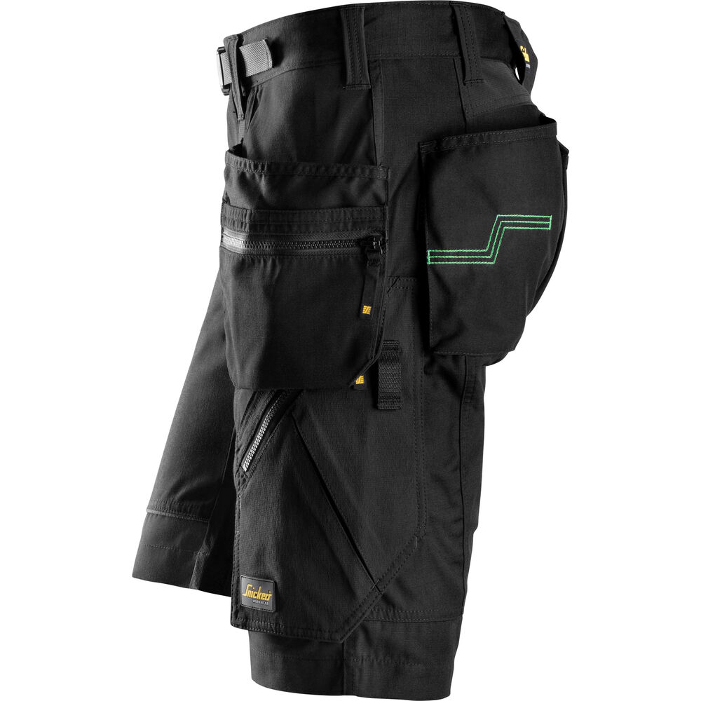 SNICKERS Arbeitsshorts+ mit Holstertaschen | 0404 black/black | 6904, Detailansicht 2 in der Farbe 0404 black/black