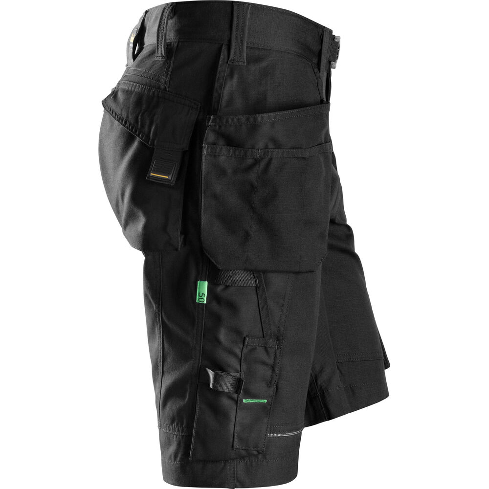 SNICKERS Arbeitsshorts+ mit Holstertaschen | 0404 black/black | 6904, Detailansicht 3 in der Farbe 0404 black/black