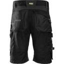 SNICKERS FlexiWork Stretch-Arbeitsshorts | 6914, Detailansicht 1 in der Farbe 0404 black/black