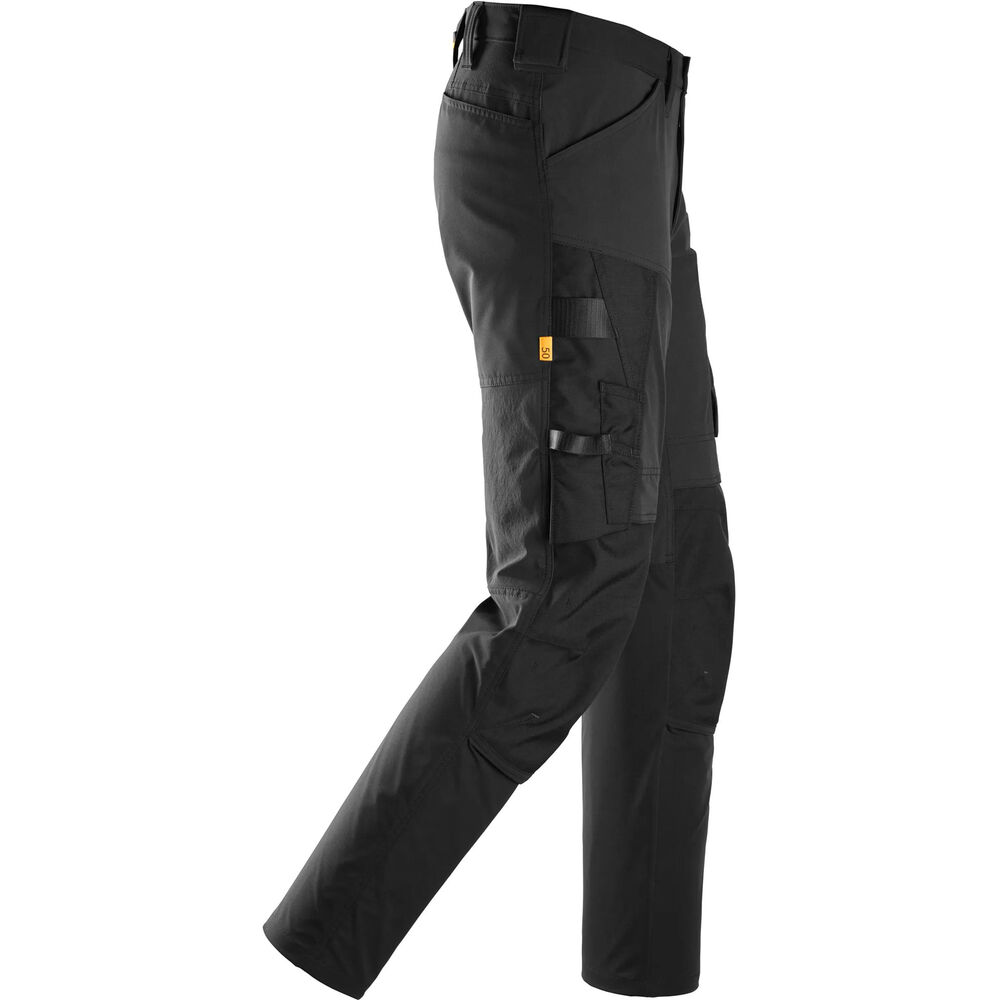 SNICKERS AllroundWork 4-Wege-Stretchhose | 6318, Detailansicht 3 in der Farbe 0404 black/black