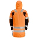 SNICKERS High-Vis, Wasserdichter Parka, Klasse 3 | 1830, Detailansicht 1 in der Farbe 6695 high visibility yellow/navy