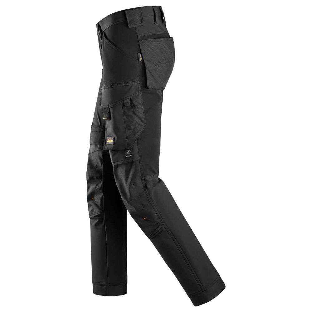 SNICKERS AllroundWork, 4-Wege-Stretchhose | 6375, Detailansicht 2 in der Farbe 0404 black/black