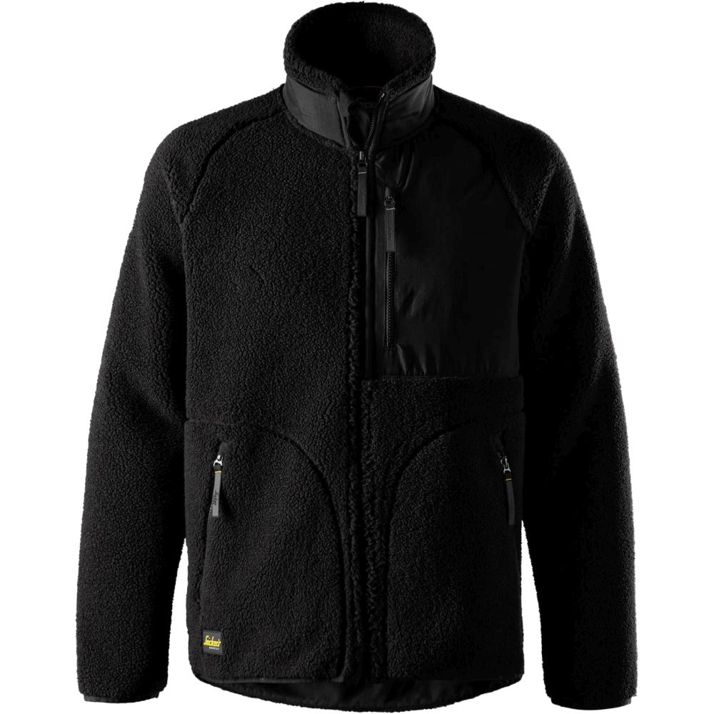 SNICKERS Faserpelz-Jacke | 8016, Detailansicht 1 in der Farbe 0404 black/black