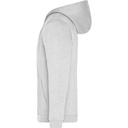 02075660001 DAIBER JN756 Herren Kapuzen Sweatjacke | 02.0756, Detailansicht 3 in der Farbe ash