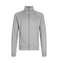 ID IDENTITY Sweat-Cardigan | Reißverschluss | 0628, Detailansicht 3 in der Farbe grau meliert