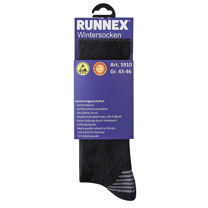 5910 RUNNEX® ESD Funktionssocke-Winter