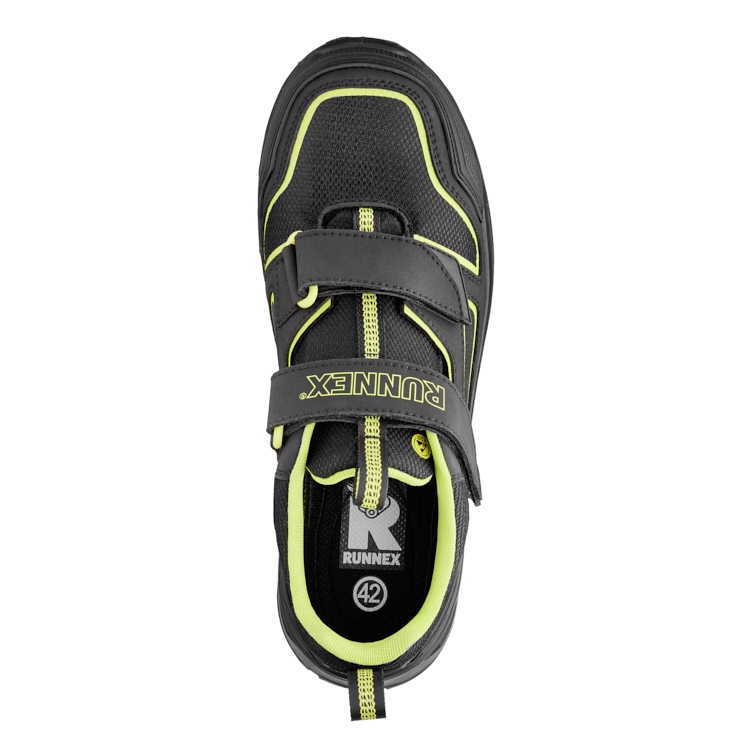 RUNNEX® Sicherheitsklettsandalen ActionStar S1PS ESD