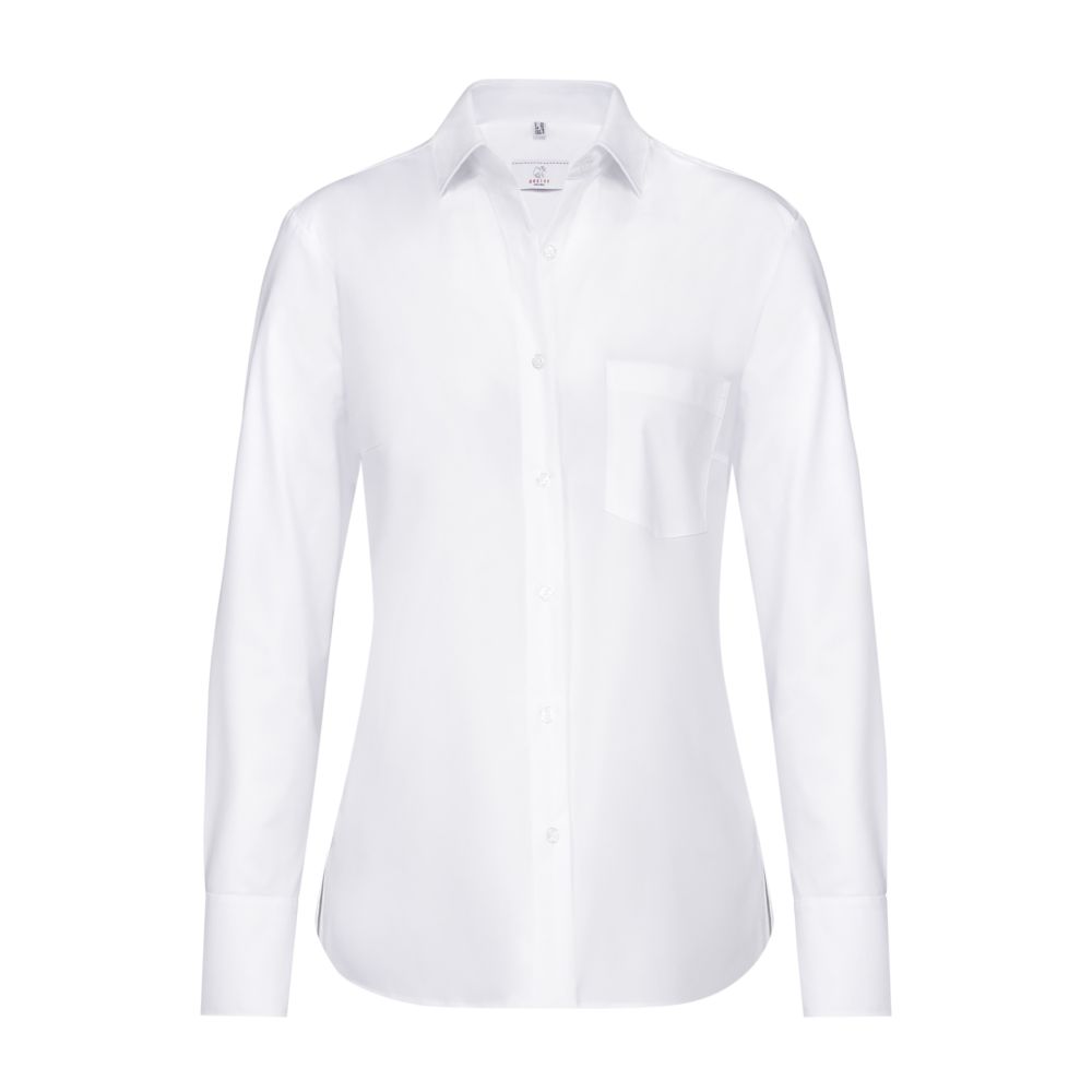 6650.1120.090 weiß Damen-Bluse 1/1 CF Basic