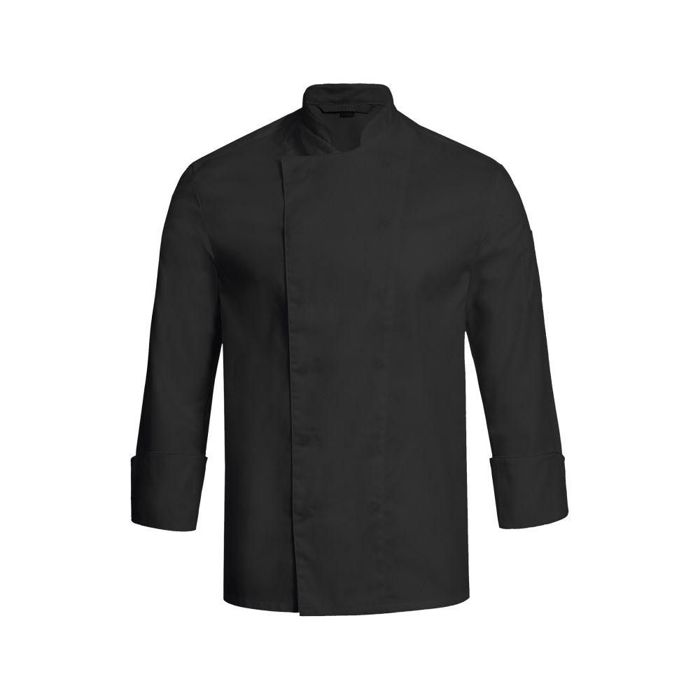 GREIFF Kochjacke mit verdeckten Druckknöpfen RF | 5580.8000/FB (010 schwarz, 2XS)