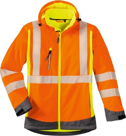 3470 4PROTECT Houston Warnschutz-Softshelljacke (S)