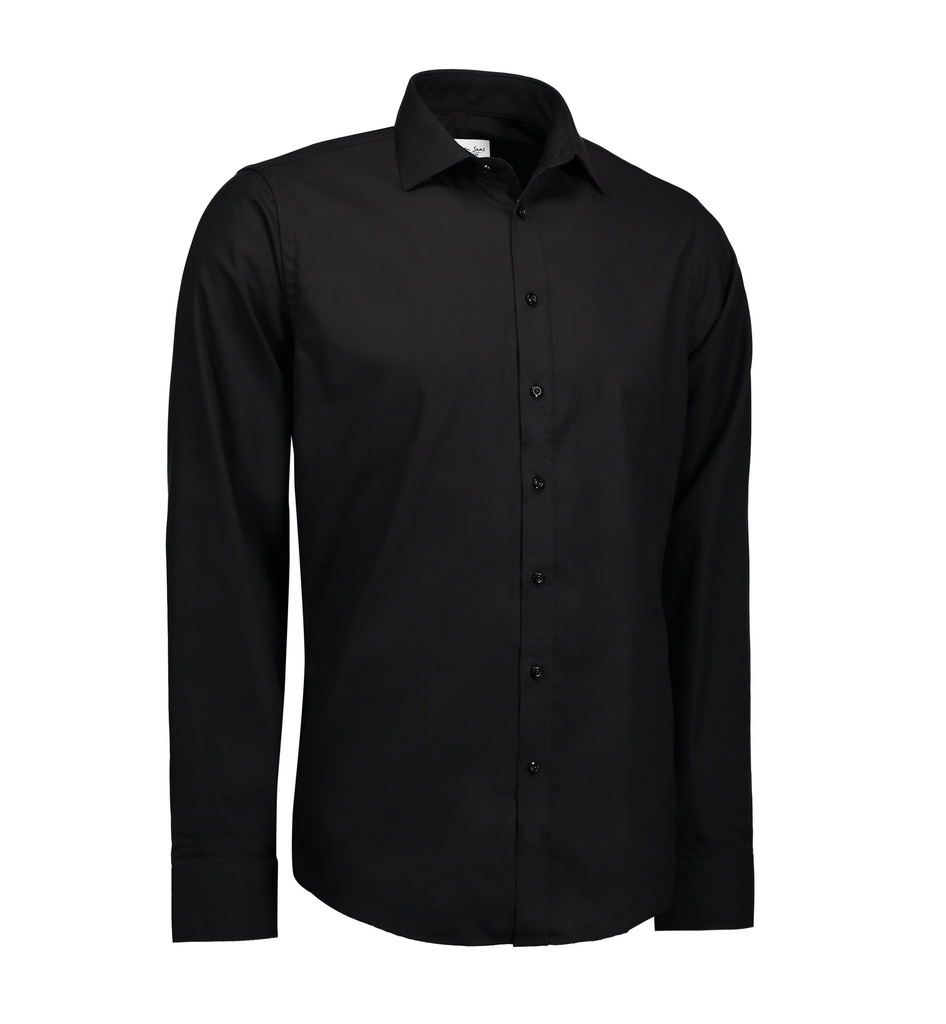 SEVEN SEAS Business-Hemd | Langarm | slim | SS30 (black, S)